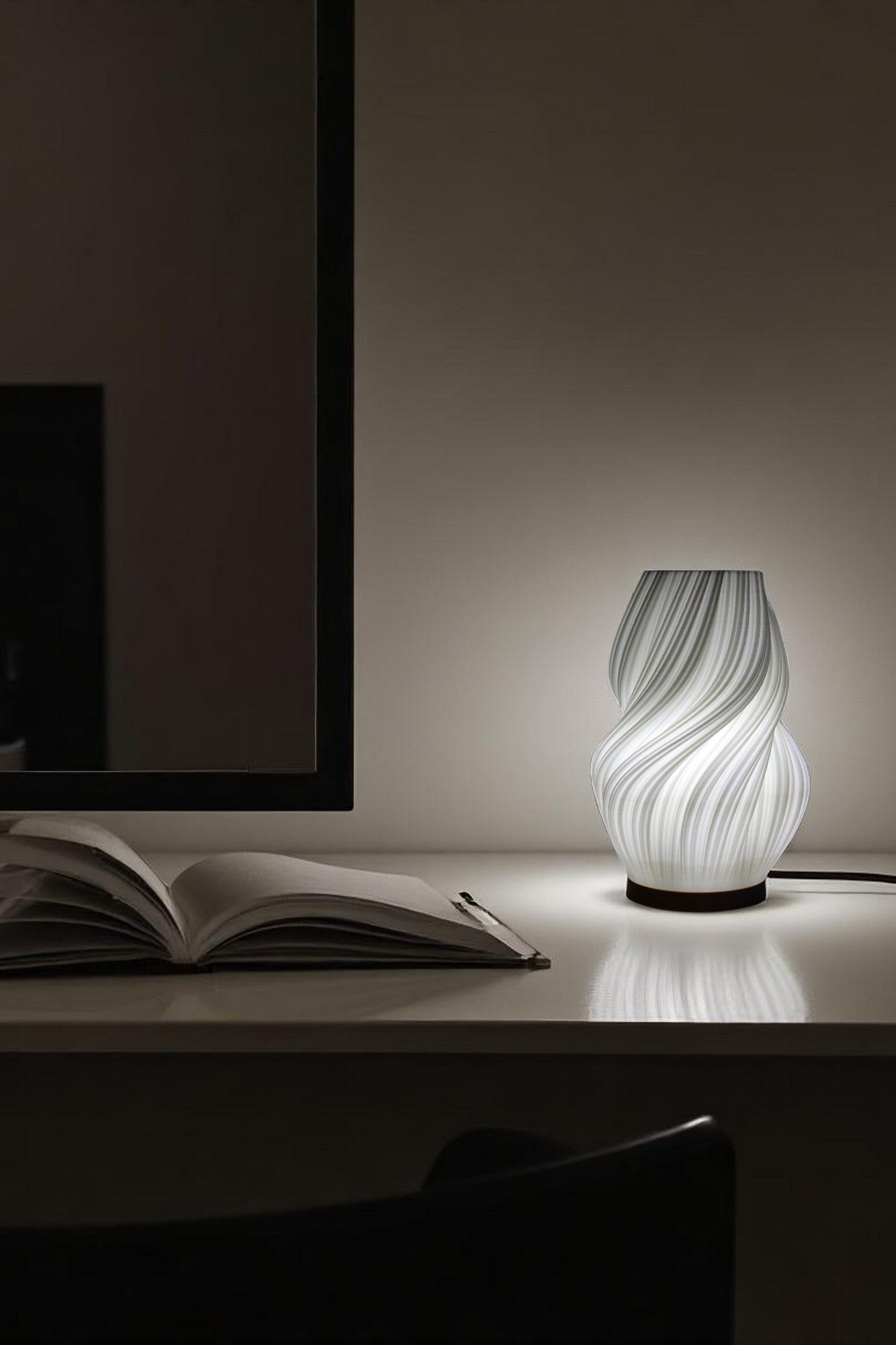 SwirlGlow Table Light